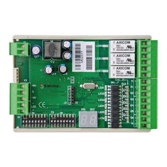 S-Klima CompTrol Interface III k Technisches Handbuch