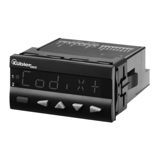 Kübler Codix 560 Bedienungsanleitung