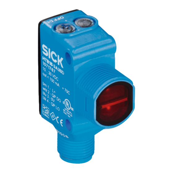SICK SureSense - HTB18L Handbücher