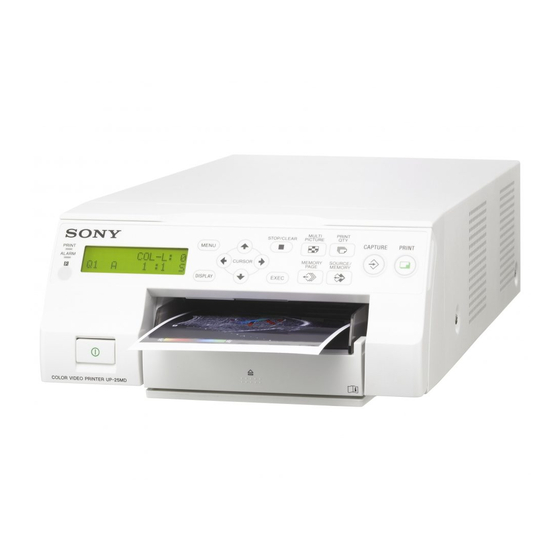 Sony UP-25MD Handbücher