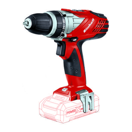EINHELL TE-CD 18 Li Originalbetriebsanleitung