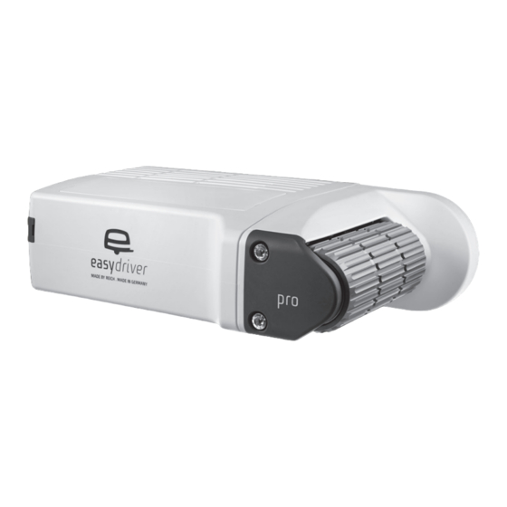Reich easydriver pro 2.8 Montageanweisung Und Bedienungsanleitung