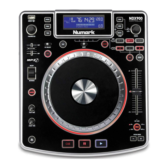 Numark NDX900 Kurzanleitung