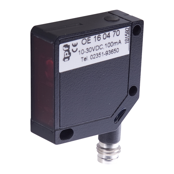 ipf electronic OS Serie Bedienungsanleitung