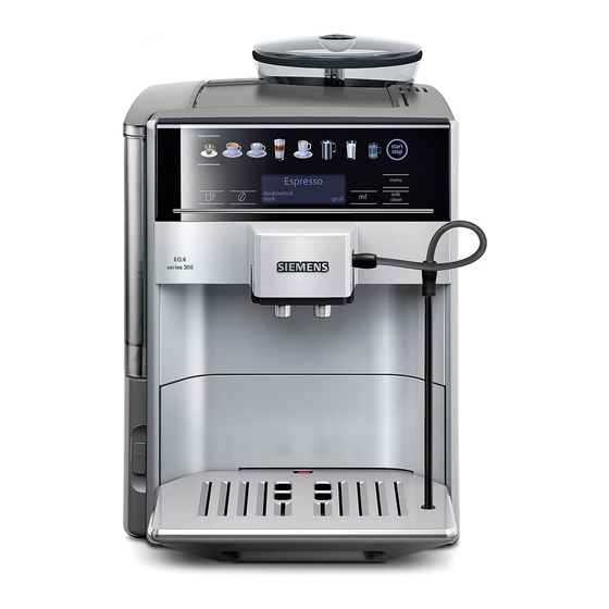 Siemens TE603 Serie Gebrauchsanleitung