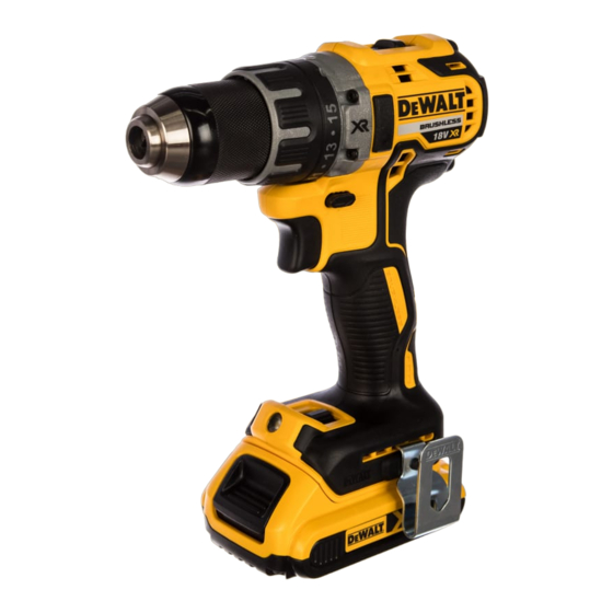 DeWalt XR LI-ION DCD792 Bersetzt Von Den Originalanweisungen