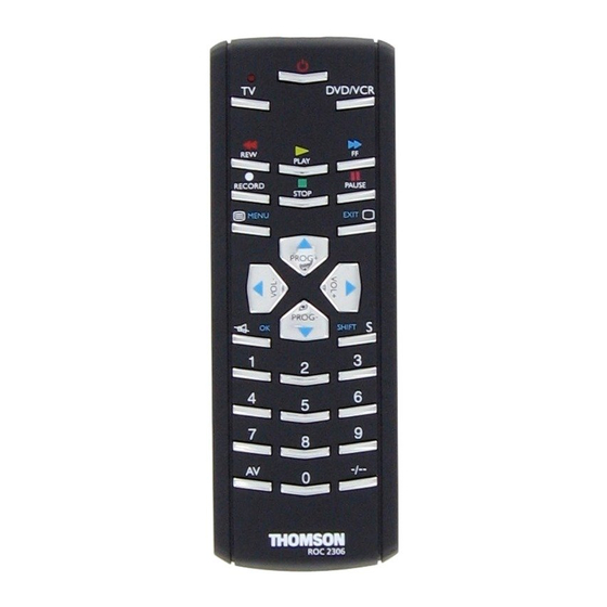 THOMSON ROC2306 Bedienungsanleitung