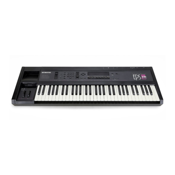 ENSONIQ EPS 16 Plus Bedienungsanleitung