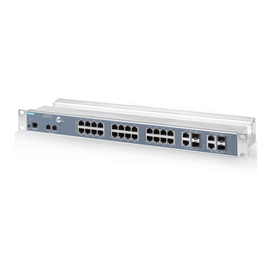 Siemens SCALANCE XB-series Handbücher