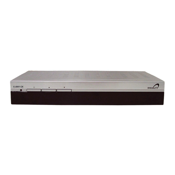 Digiality C-2001 CX Handbuch
