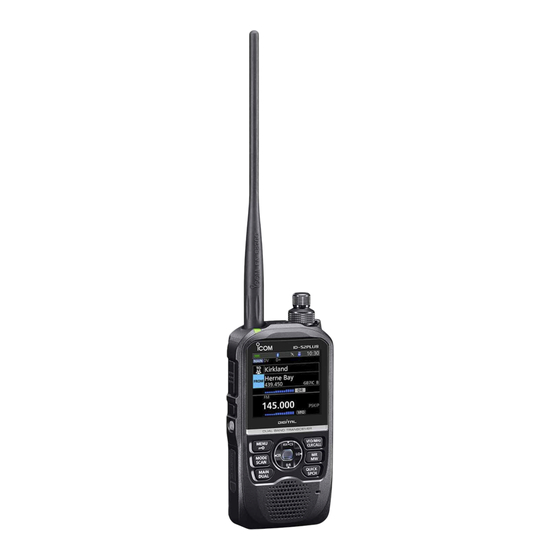 Icom ID-52E PLUS Basis Bedienungsanleitung