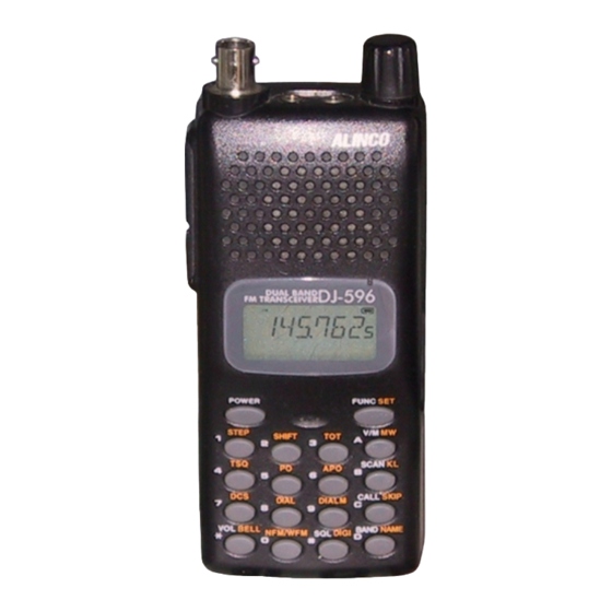 Alinco DJ-596T Bedienungsanleitung