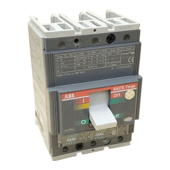 ABB Tmax T1 Kurzanleitung