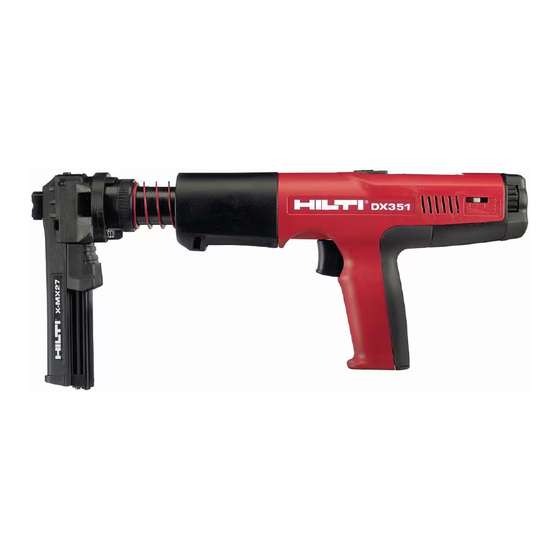 Hilti DX 351 M&E Bedienungsanleitung