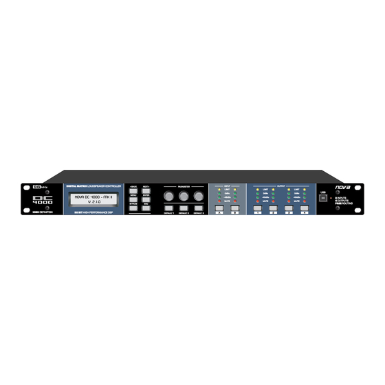 Nova DC 4000 Bedienungsanleitung