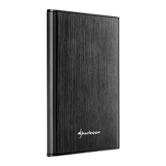 Sharkoon Rapid-Case 2,5" USB 3.1 Type C Montageanleitung