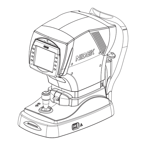 Nidek AR-360A Bedienungsanleitung