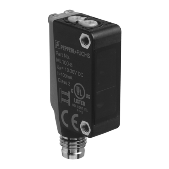 Pepperl+Fuchs ML100-8-H-350-RT/98/103 Kurzanleitung