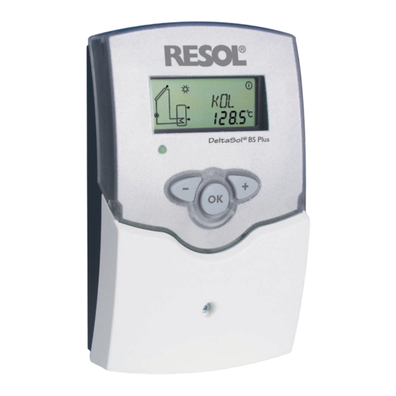 Resol DeltaSol BS Plus Handbuch