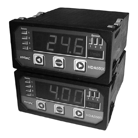 HYDAC HDA 5500-0-2-AC-006 Benutzerhandbuch