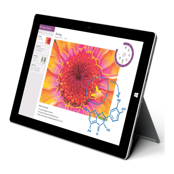 Microsoft Surface 3 Benutzerhandbuch