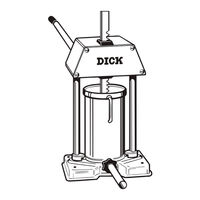 Dick TWF-15 Betriebsanleitung