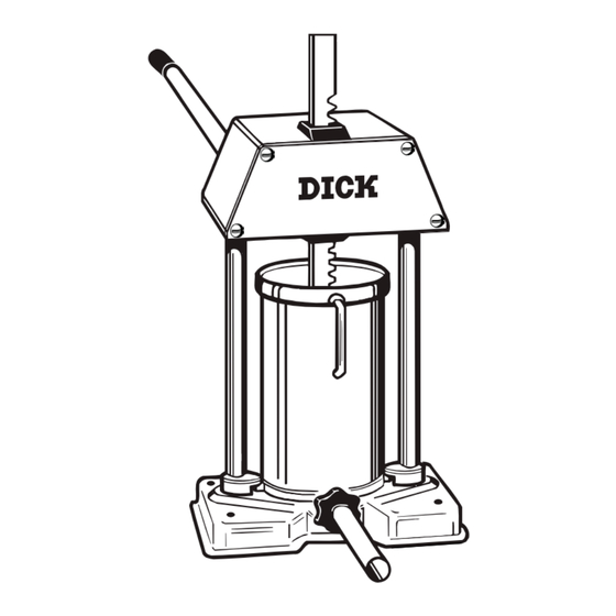 Dick TWF-9 Betriebsanleitung