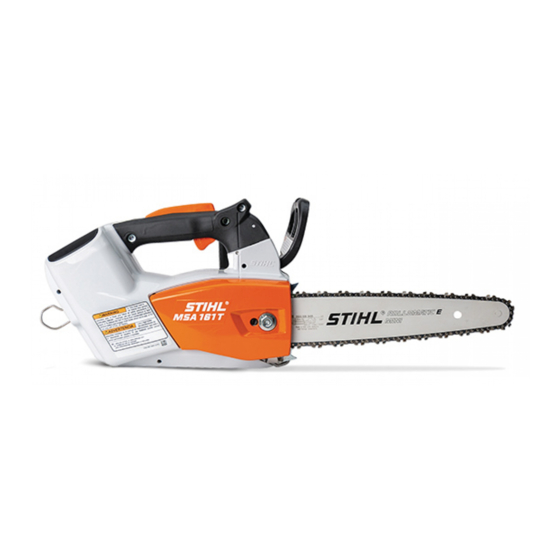 Stihl MSA 161 T Gebrauchsanleitung