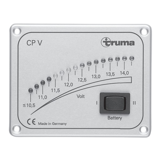 Truma CP V Gebrauchsanweisung, Einbauanweisung