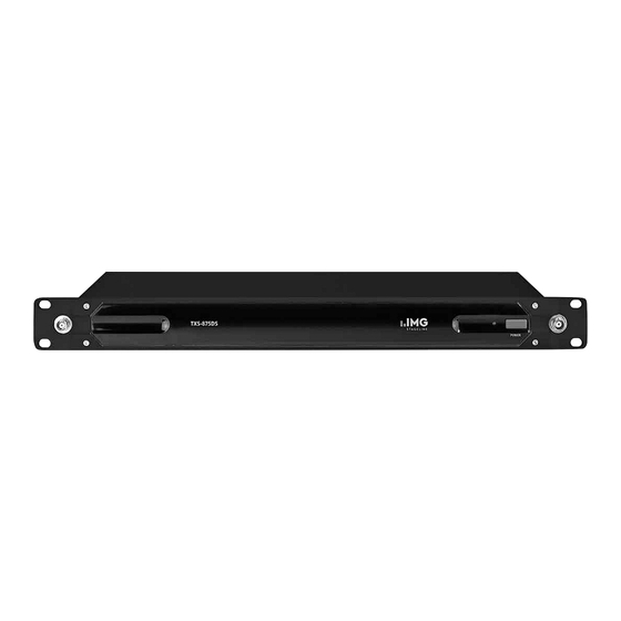 IMG STAGELINE TXS-875DS Bedienungsanleitung