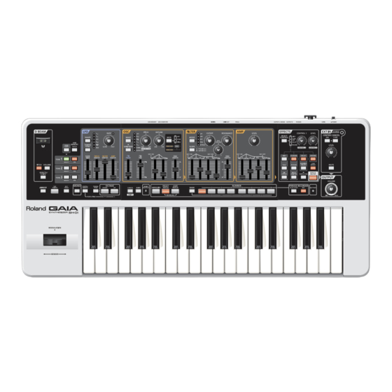 Roland GAIA SH-01 Handbuch