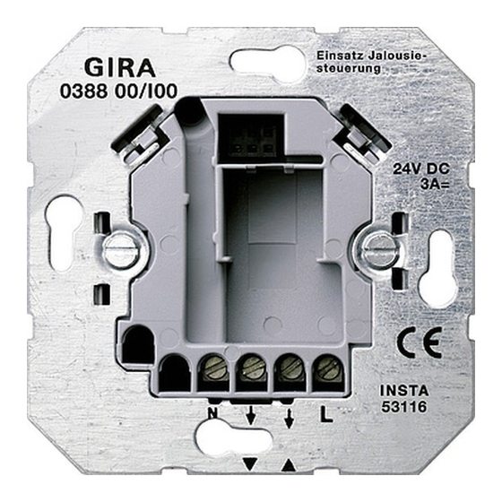 Gira 0388 00 Bedienungsanleitung