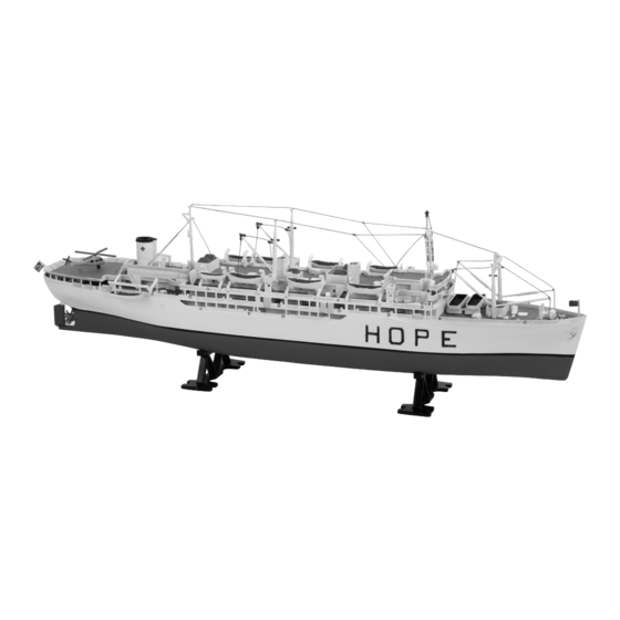 REVELL Hospital Ship S. S. HOPE Bedienungsanleitung