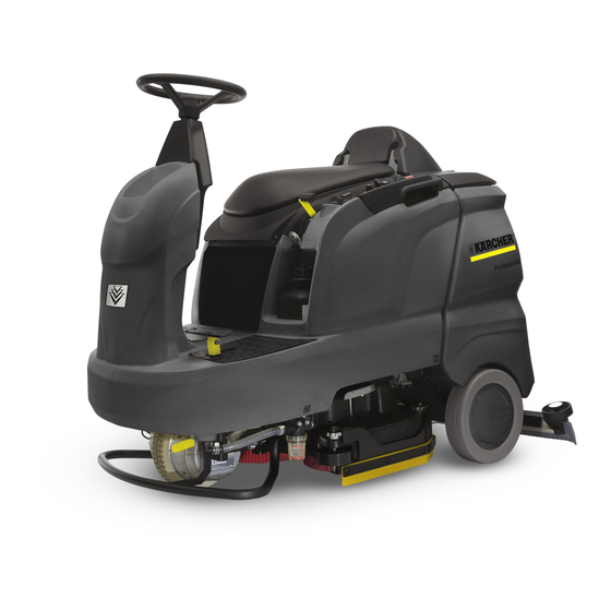 Kärcher B 90 R Kurzanleitung