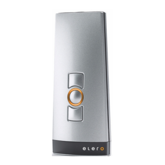 elero MonoTel 2 Bedienungsanleitung