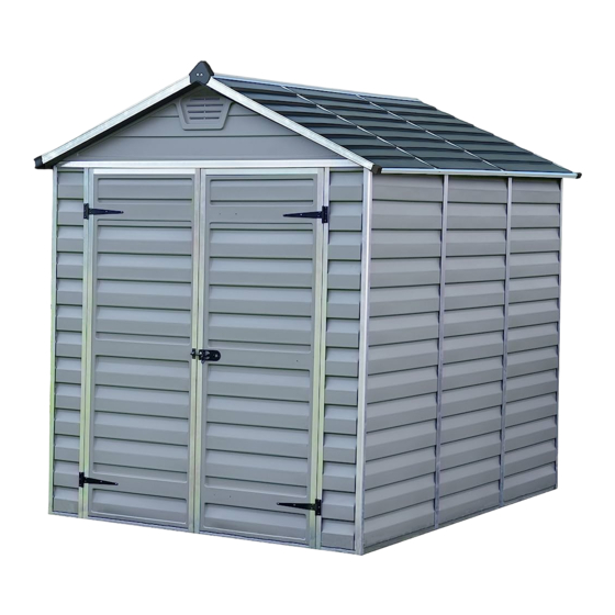 Palram Skylight Shed Extra 6'x8' Handbücher