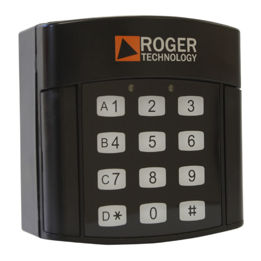 Roger H85/TTD-Serie Handbücher