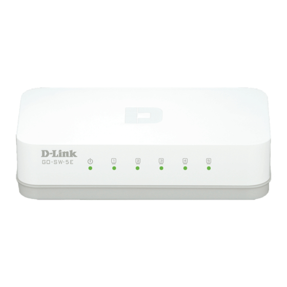 D-Link GO-SW-5E Schnellinstallationsanleitung