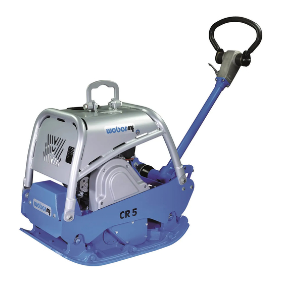Weber mt CR 5-II Bedienungs- Und Wartungsanleitung