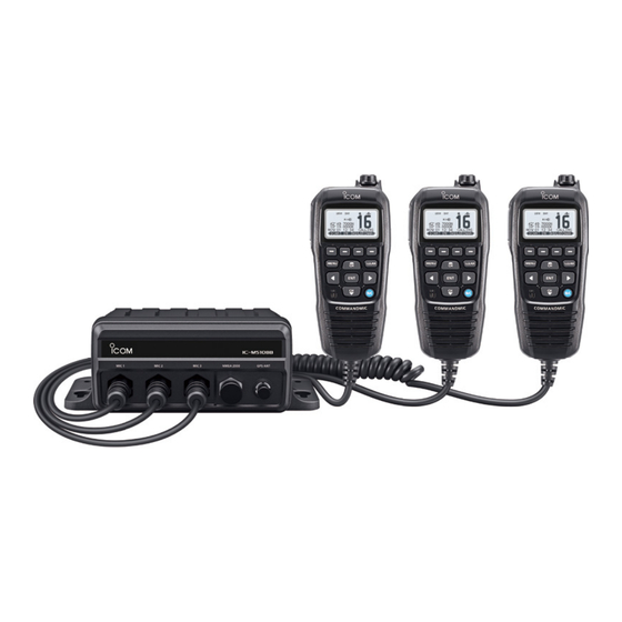 Icom IC-M410BB Basis Bedienungsanleitung