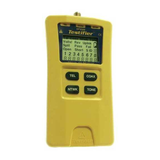 JDSU TP350 Bedienungsanleitung