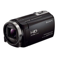 Sony HDR-CX430VE Bedienungsanleitung