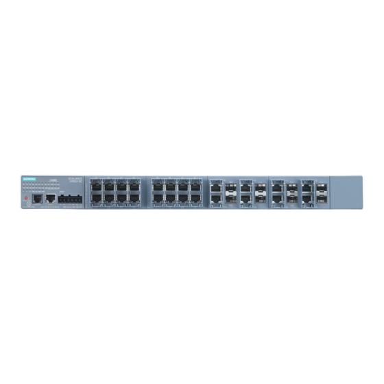 Siemens SIMATIC NET SCALANCE XR526-8C Handbücher