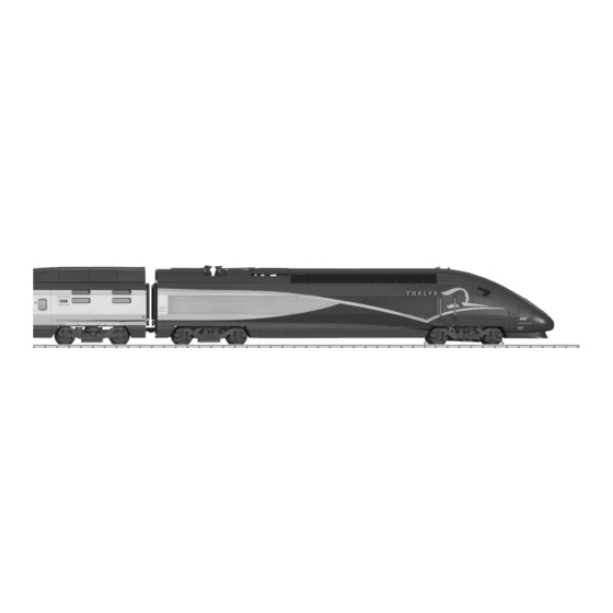 Märklin H0 THALYS PBKA Bedienungsanleitung