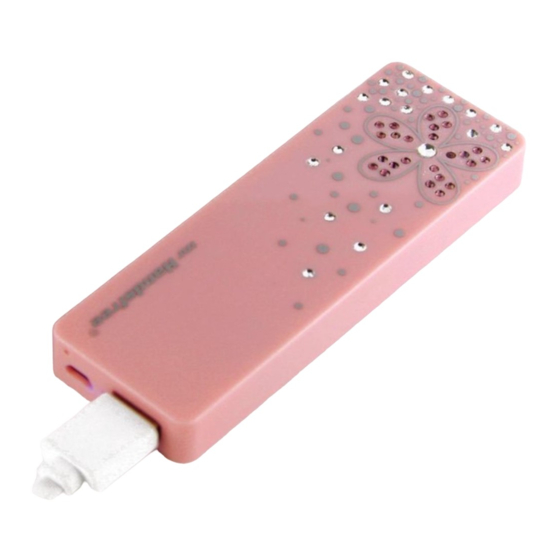 Mr Handsfree PORTABLE POWER CHARGER 3000mAh Crystal Handbuch