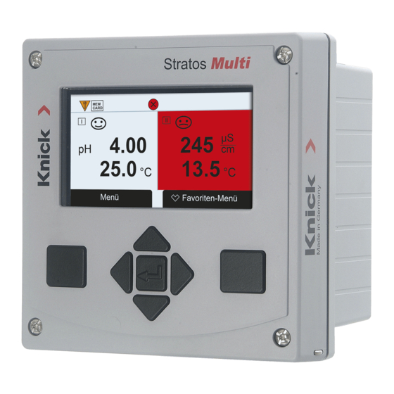 Knick Stratos Multi E401N Betriebsanleitung