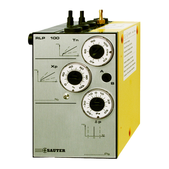 Sauter RLP100 F901 Montagevorschrift
