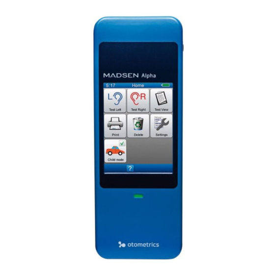 otometrics MADSEN Alpha OAE+ Bedienungsanleitung
