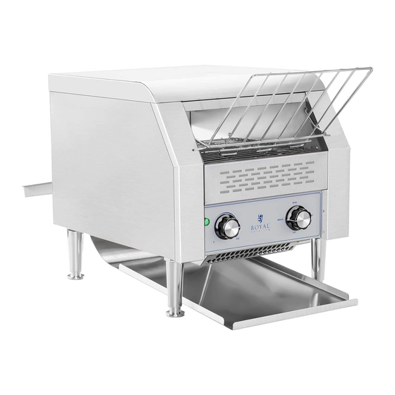 Royal Catering Chain toaster Bedienungsanleitung