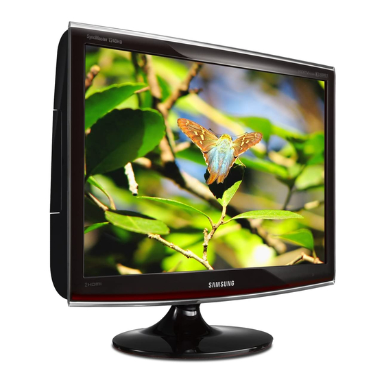 Samsung SyncMaster T260HD Benutzerhandbuch